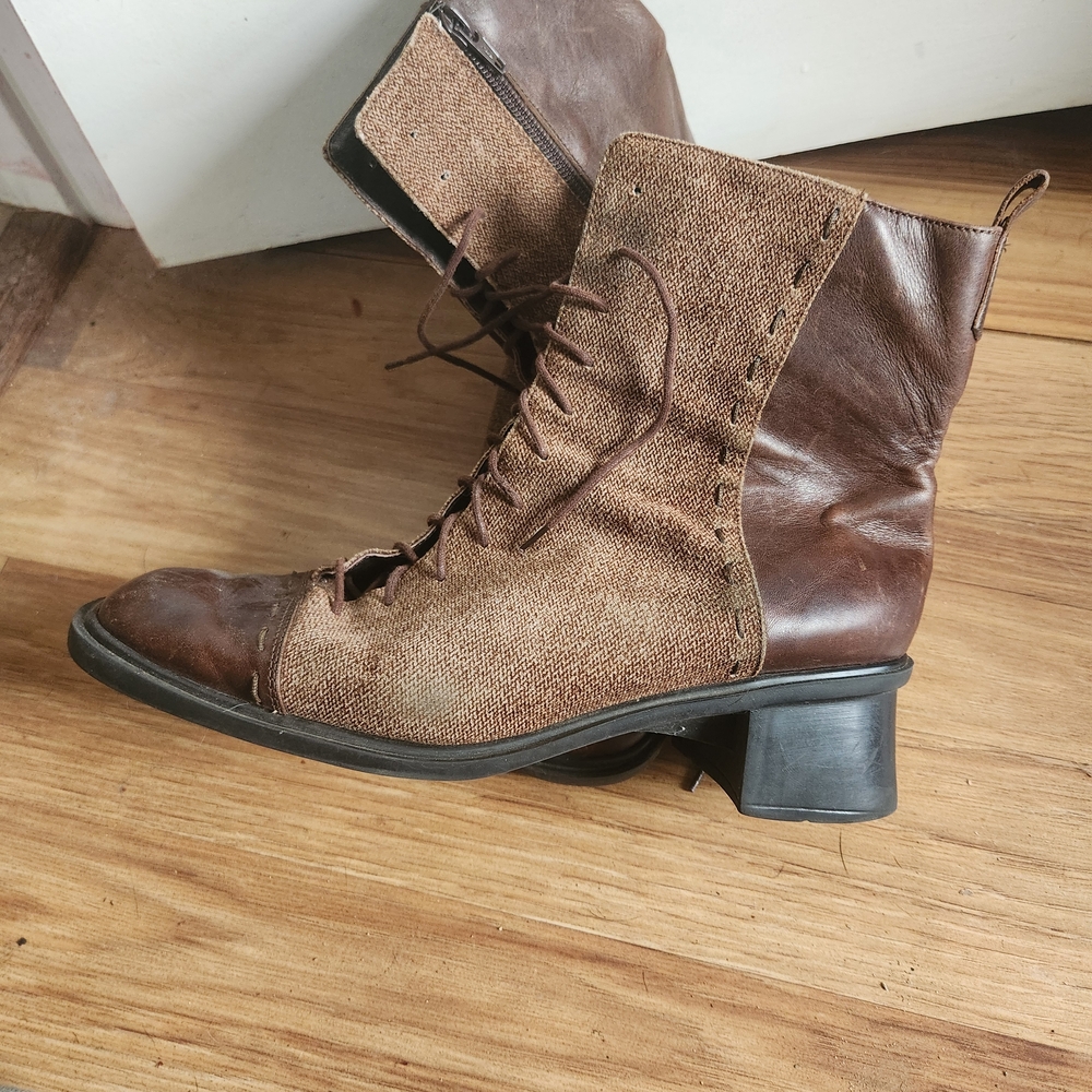 Naot Women's Brown Heeled Boots - Picture 3 of 4